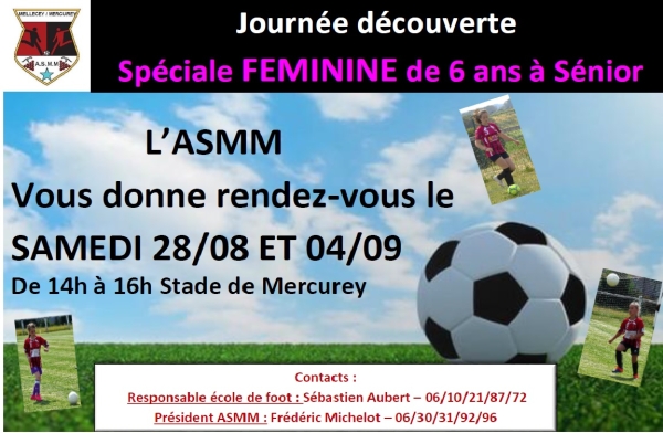 Une journée découverte spéciale foot féminin 