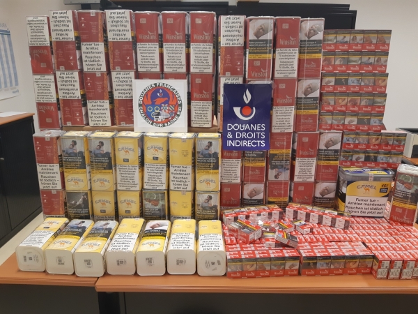 Près de 25 kg de tabac illégal saisis par la brigade des douanes de Chalon-sur-Saône