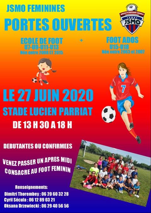 La section féminine de la JSMO annonce ses portes ouvertes ce samedi 