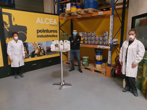 Une solution Hydro-alcoolique Made in Saône et Loire à la vente