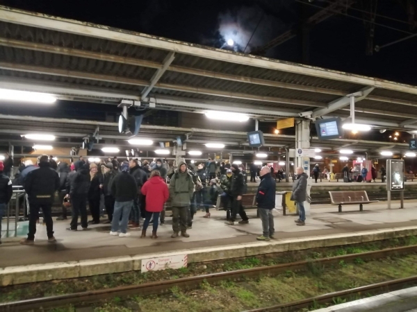 La circulation des trains perturbée ce lundi matin en gare de Chalon sur Saône