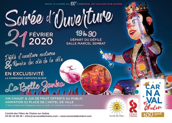 CARNAVAL DE CHALON - Rendez-vous ce vendredi soir ! 