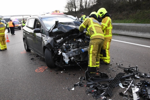 Entre Chalon et Montchanin, un accident entre 3 voitures provoque un bouchon monstre