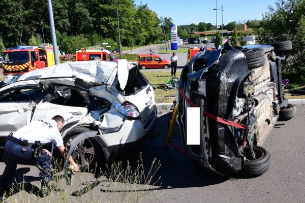 Au Breuil, un accident quelque peu surréaliste