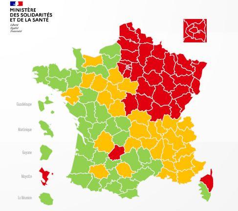 La fameuse carte du déconfinement à peine publiée... déjà pointée du doigt ! 