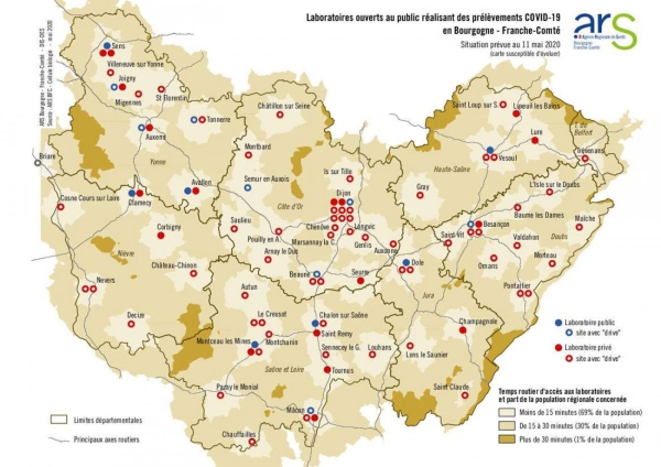 CORONAVIRUS : L'ARS se prépare à réaliser des tests virologiques à grande échelle