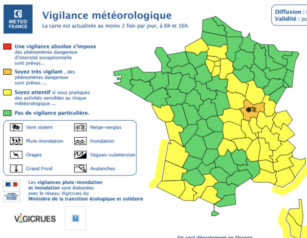 METEO - Un millier de personnes privées d'électricité en Saône et Loire 