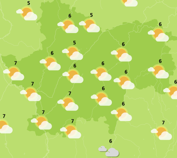 Une semaine partagée entre éclaircies et averses en Saône et Loire 
