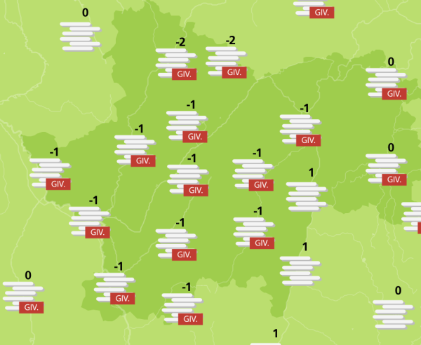 Vigilance cette semaine en Saône et Loire avec les brouillards grivrants matinaux 