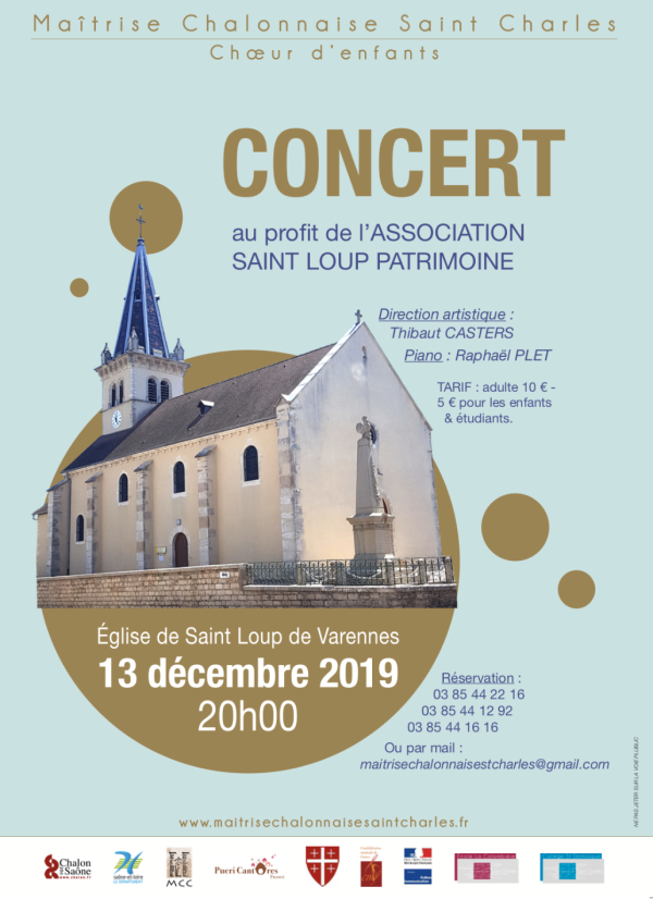 Concert de la Maîtrise Saint Charles ce vendredi soir 