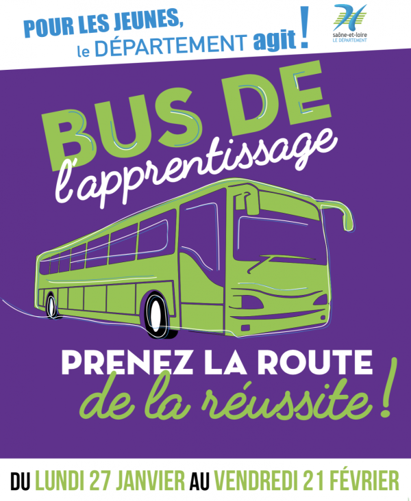 Le bus de l'apprentissage repart sur les routes de Saône et Loire 