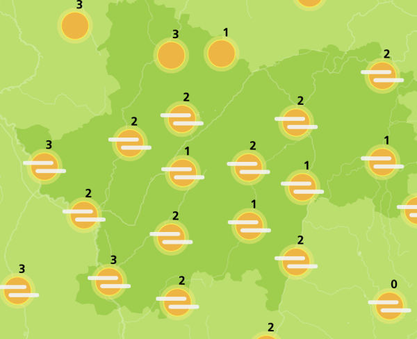 Début de semaine relativement frais sur la Saône et Loire 