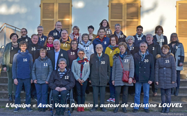 MUNICIPALES - A saint Marcel, Christine Louvel lève le voile sur la liste Avec Vous Demain 