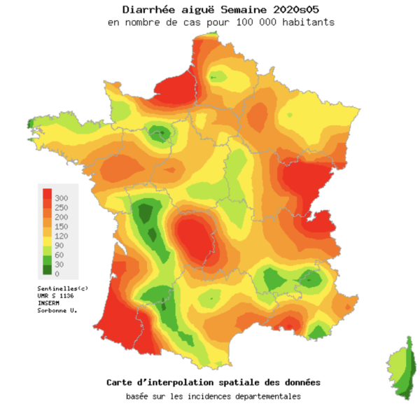 La Bourgogne-Franche Comté toujours en plein coeur de la gastro-entérite 