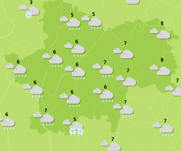 Une météo bien maussade pour cette semaine en Saône et Loire 