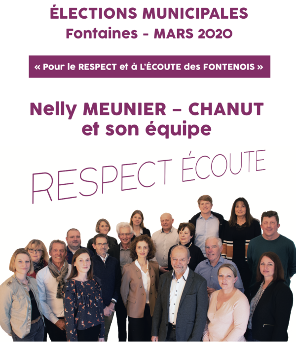 MUNICIPALES - A Fontaines, Nelly Meunier-Chanut et son équipe dévoilent le programme