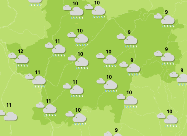 Côté météorologie, encore un peu de patience... le soleil arrive en Saône et Loire ! 