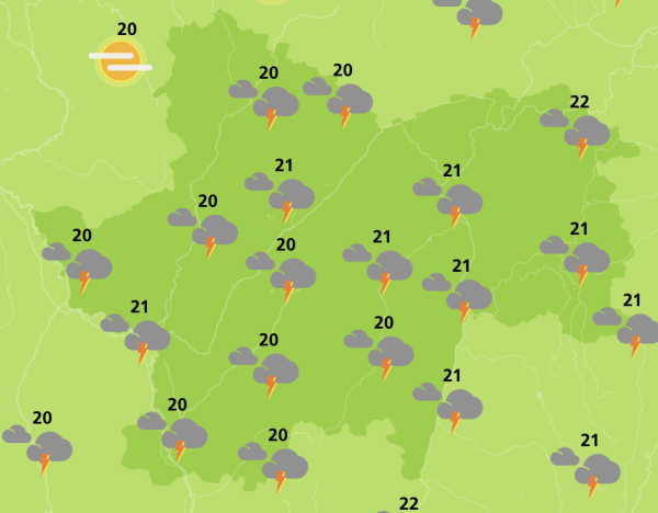 Une fin de semaine qui s'annonce orageuse en Saône et Loire 