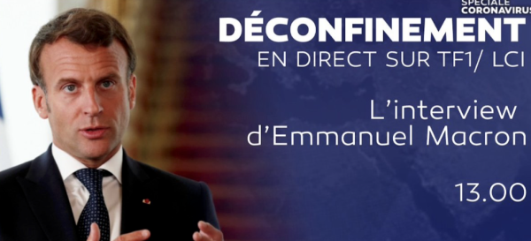 Le président de la République Emmanuel Macron s'exprimera à 13 heures ce mardi 5 mai
