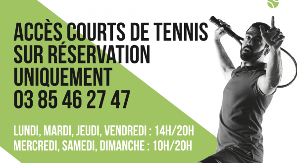 DECONFINEMENT - STADE  GARIBALDI -  Réouverture des deux courts de tennis à partir du vendredi 22 mai 