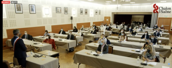 CONSEIL MUNICIPAL DE CHALON SUR SAONE - "Vous êtes souverains" a rappelé Gilles Platret