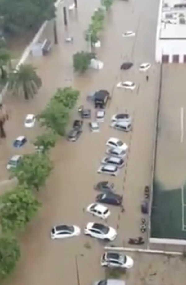 Pluies diluviennes sur Ajaccio 