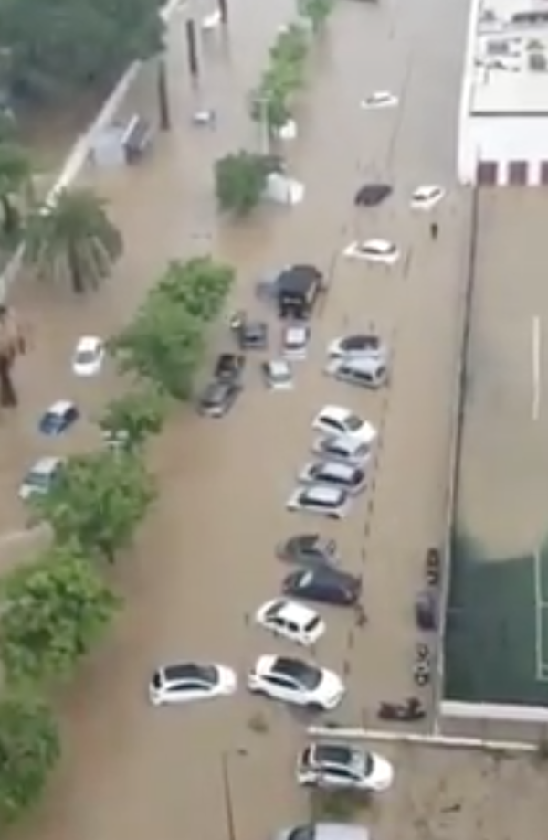Pluies diluviennes sur Ajaccio