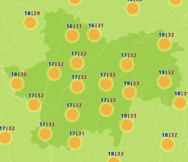 L'été arrive à grands pas sur la Saône et Loire avec des températures supérieures à 30°c 