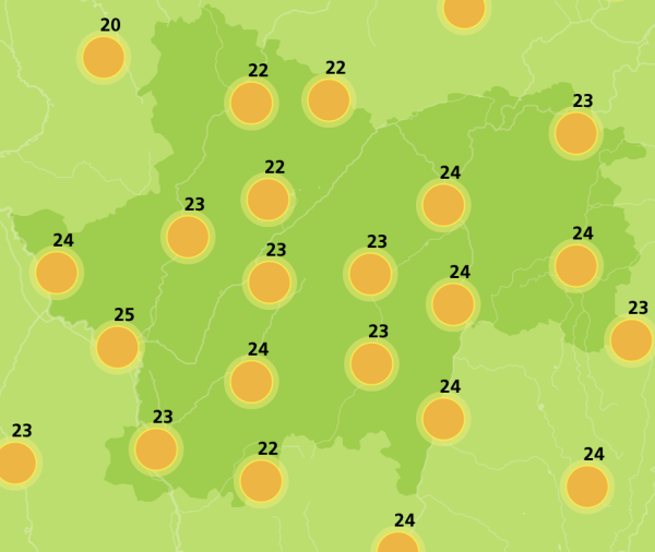 Au moins deux semaines de plein soleil en Saône et Loire... et pas une goutte de pluie ! 