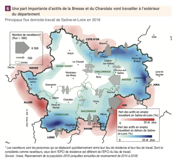 La Saône-et-Loire, un territoire porté par l’axe dynamique Mâcon – Chalon-sur-Saône