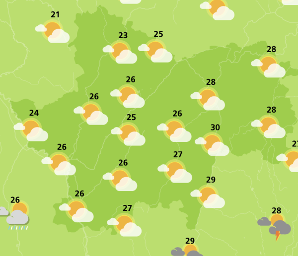 Des températures plus supportables pour cette fin de semaine en Saône et Loire 