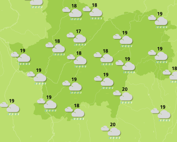 Quelques gouttes de pluie attendues mercredi en Saône et Loire... avant une semaine très estivale ! 