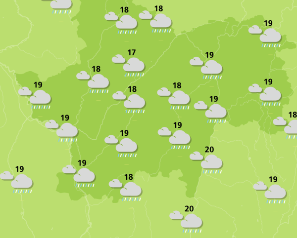 Quelques gouttes de pluie attendues mercredi en Saône et Loire... avant une semaine très estivale !