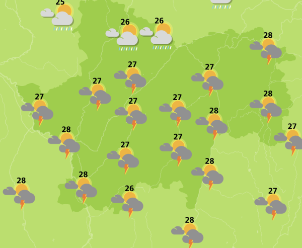 Des risques d'orages pour la fin de semaine en Saône et Loire 