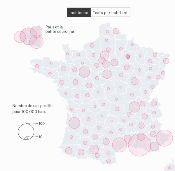 CORONAVIRUS - Par âge ou département, visualisez l’évolution des contaminations