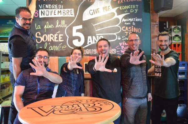 Déjà 5 ans pour le V&B de Chalon sur Saône !