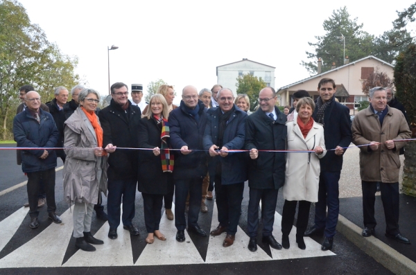 La fin des travaux dans le quartier des Cèdres à Mercurey officiellement inaugurée 