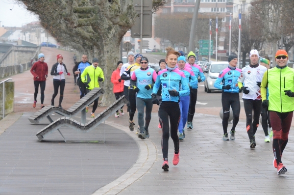 Les triathlètes chalonnais toujours fidèles au 1er janvier 