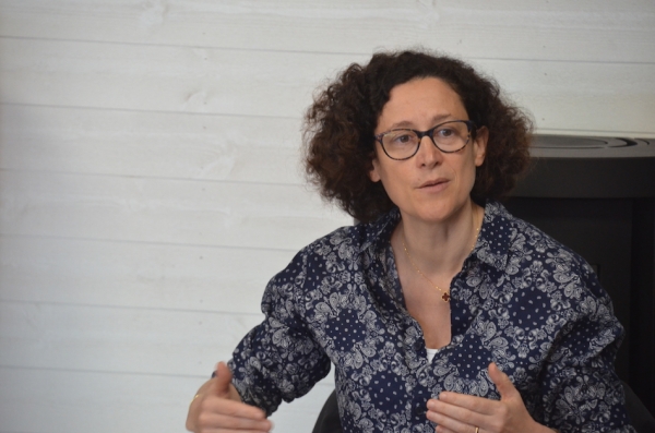 Emmanuelle Wargon, Secrétaire d'Etat à la transition énergétique est venue en Saône et Loire prend le pouls des professionnels du bâtiment