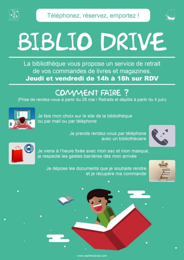 Mise en place d'un service "BIBLIO DRIVE" à la Bibliothèque municipale