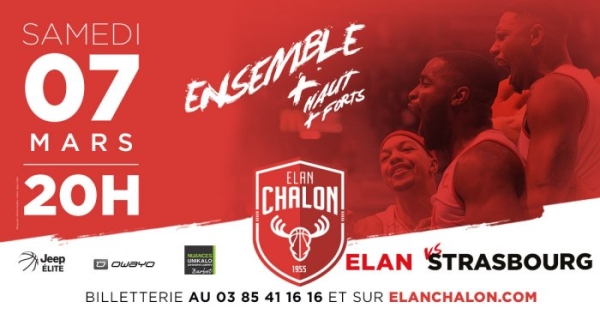 Le match Elan Chalon - Strasbourg maintenu au Colisée !