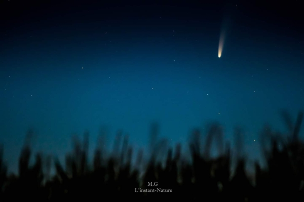 La comète Neowise immortalisée au-dessus du Chalonnais