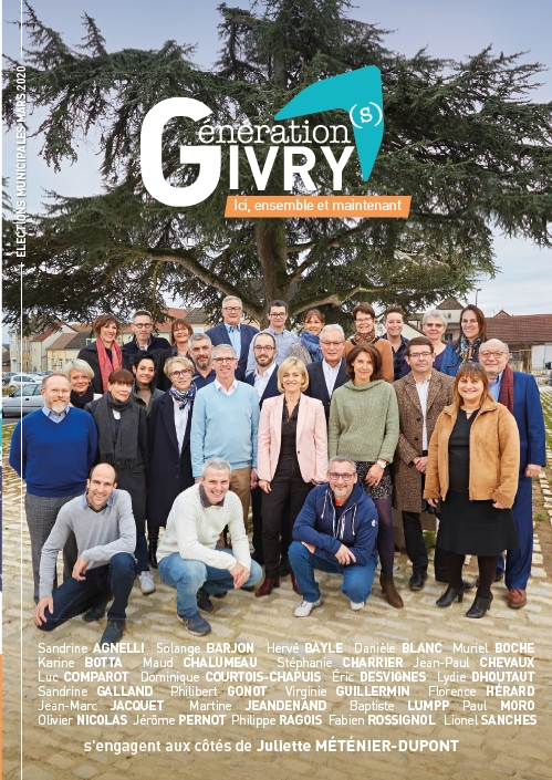 MUNICIPALES - Génération Givry annonce une série de réunions publiques 