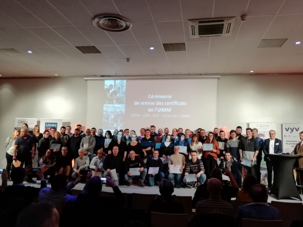 Cérémonie de remise des Certificats de l’UIMM Saône-et-Loire