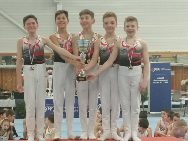 GYMNASTIQUE - Trois équipes engagées pour l'Union Gymnique Chalonnais et trois premières places 