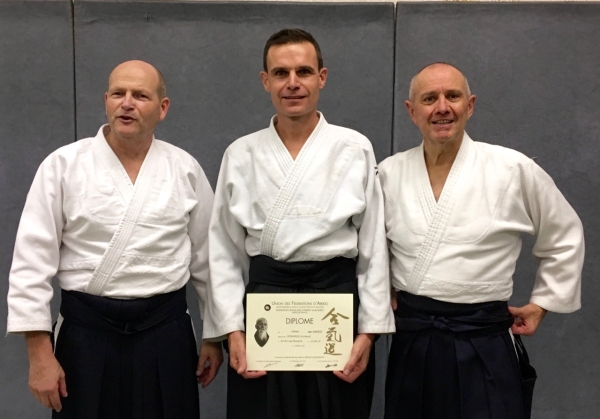 Remise de diplôme de 2ème DAN  au club Chalon Aïkido