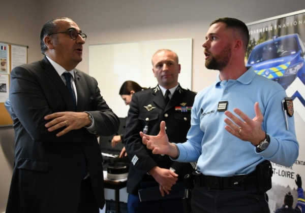 A Buxy, Laurent Nunez salue «un panorama remarquable de ce qui est fait par la gendarmerie nationale en Saône-et-Loire»