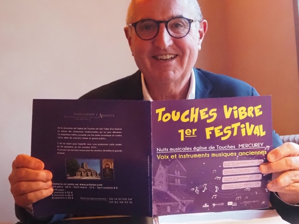 TOUCHES VIBRE - "L'écrin de l'église de Touches méritait un événement qui sorte des sentiers battus" pour Dominique Juillot 