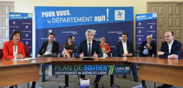 Le conseil départemental de Saône et Loire affiche un plan de soutien sans précédent à hauteur de 50 millions d'euros 