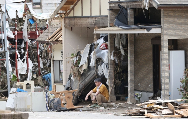 EN IMAGES - Des dégâts impressionnants après des pluies torrentielles sur l’île japonaise de Kyushu